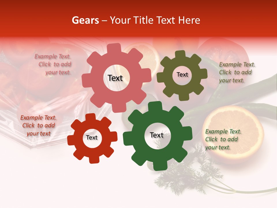 Stretch Film Food PowerPoint Template