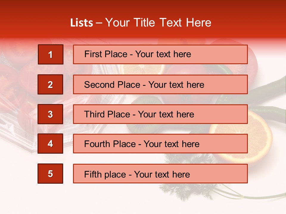 Stretch Film Food PowerPoint Template