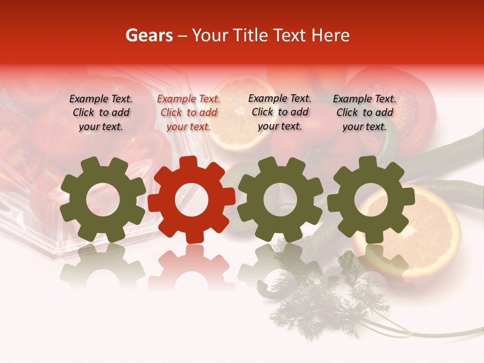 Stretch Film Food PowerPoint Template