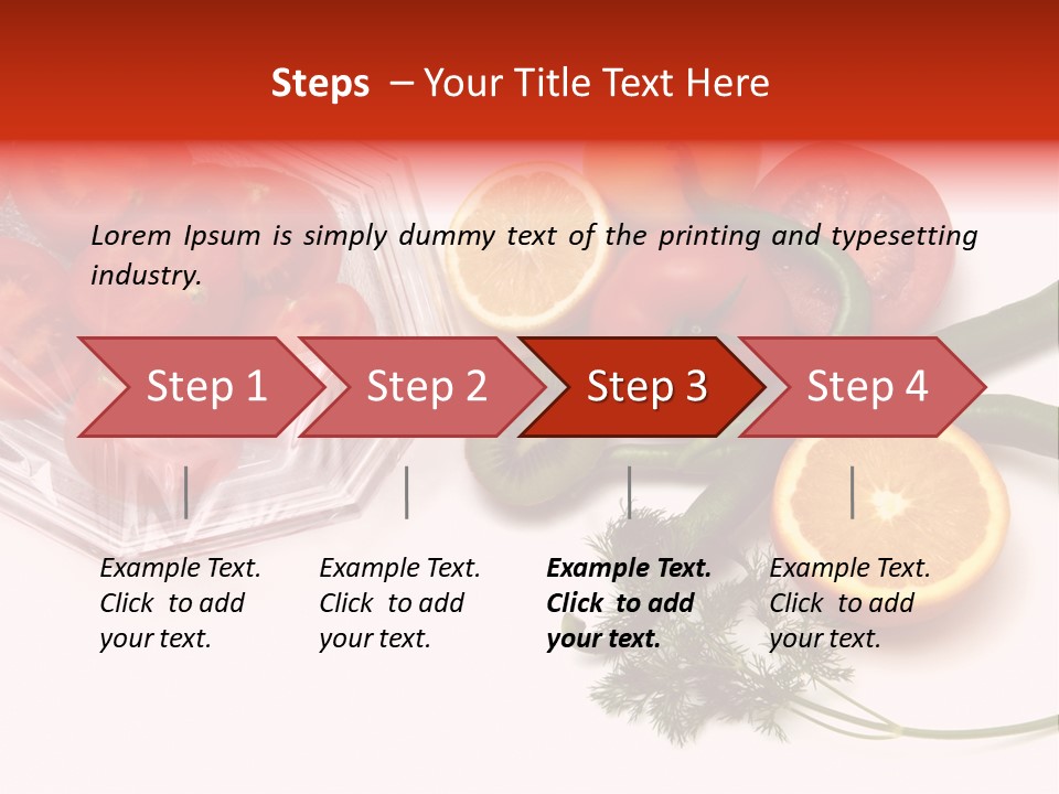 Stretch Film Food PowerPoint Template