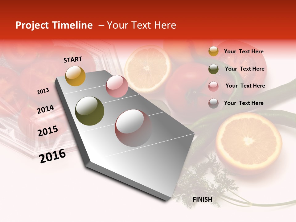 Stretch Film Food PowerPoint Template