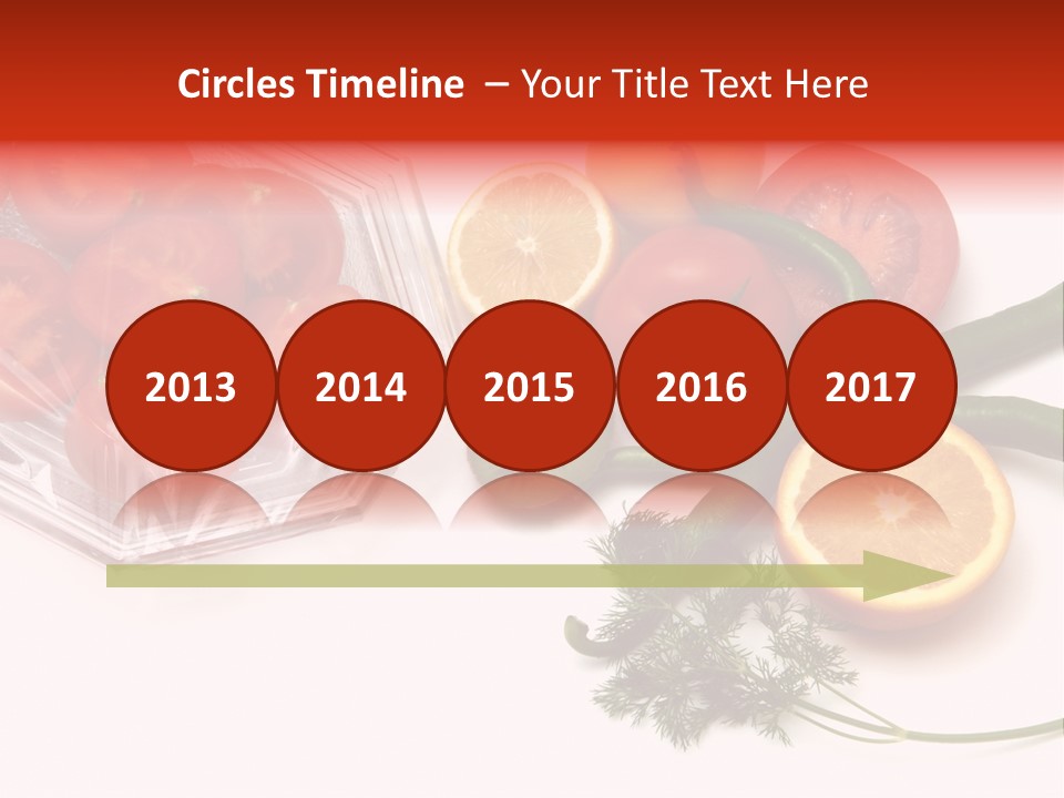 Stretch Film Food PowerPoint Template