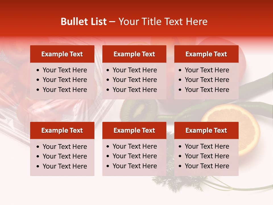 Stretch Film Food PowerPoint Template