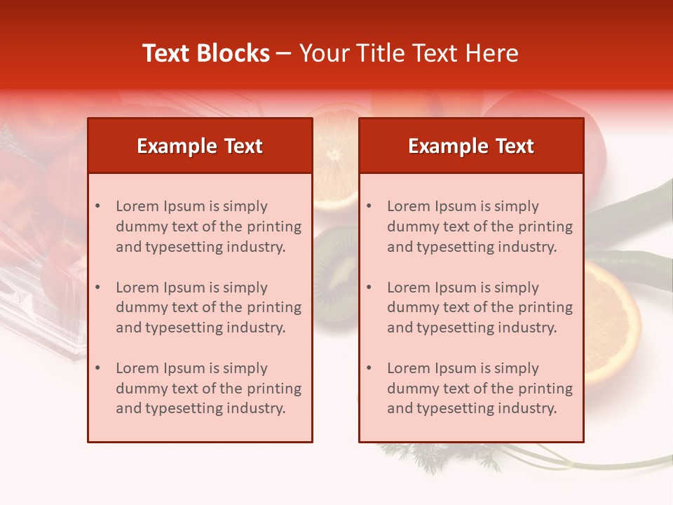 Stretch Film Food PowerPoint Template