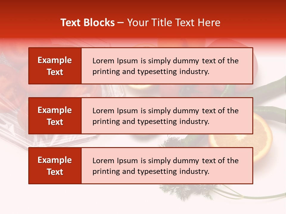 Stretch Film Food PowerPoint Template