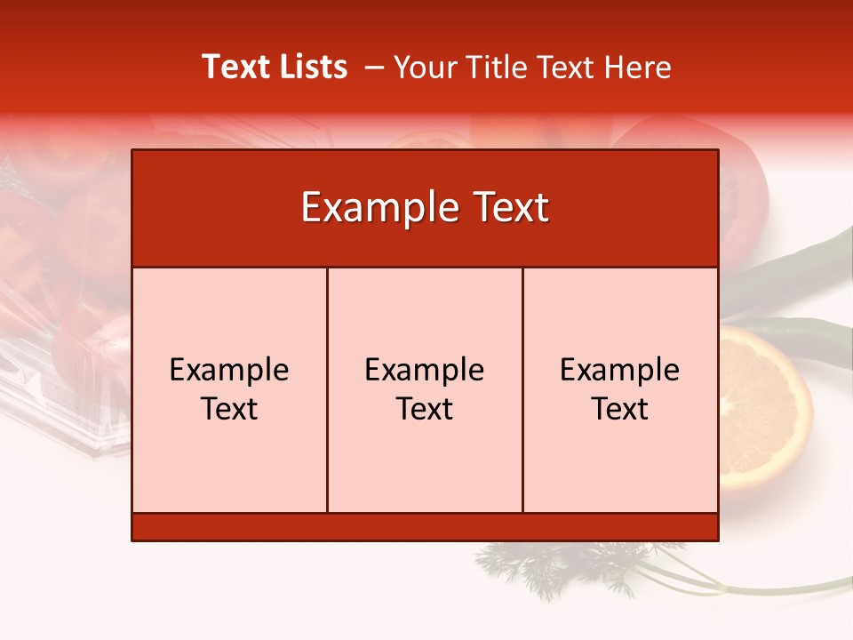 Stretch Film Food PowerPoint Template