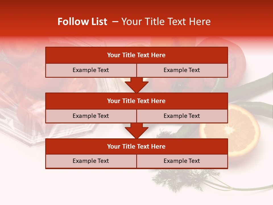 Stretch Film Food PowerPoint Template