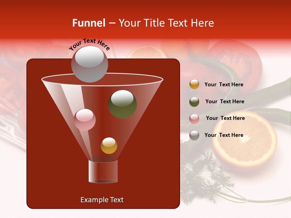 Stretch Film Food PowerPoint Template