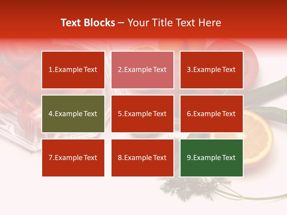 Stretch Film Food PowerPoint Template