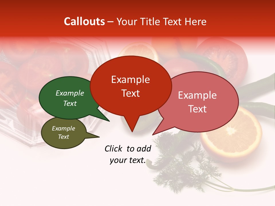 Stretch Film Food PowerPoint Template