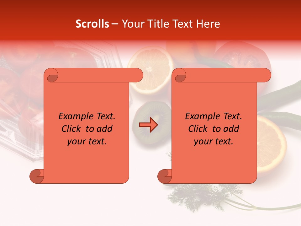 Stretch Film Food PowerPoint Template