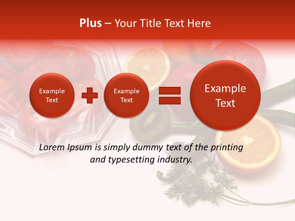 Stretch Film Food PowerPoint Template