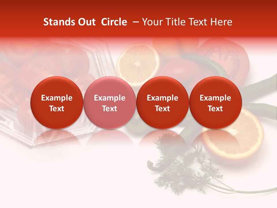 Stretch Film Food PowerPoint Template