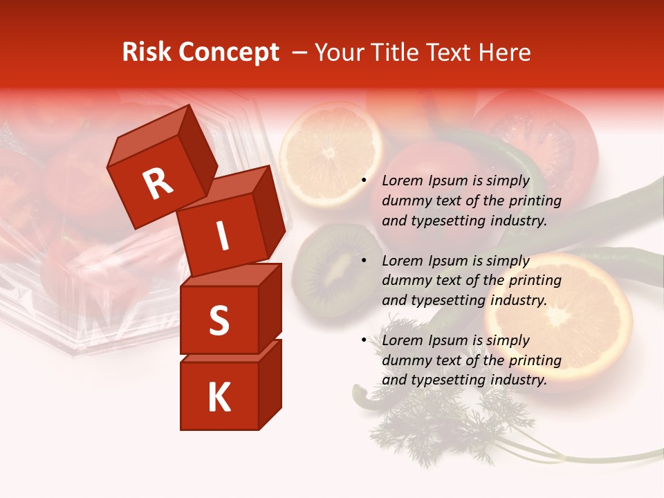 Stretch Film Food PowerPoint Template