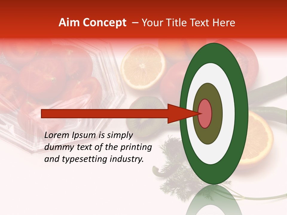 Stretch Film Food PowerPoint Template