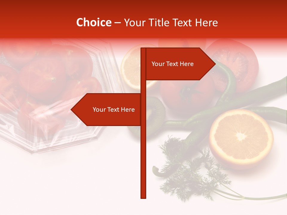 Stretch Film Food PowerPoint Template