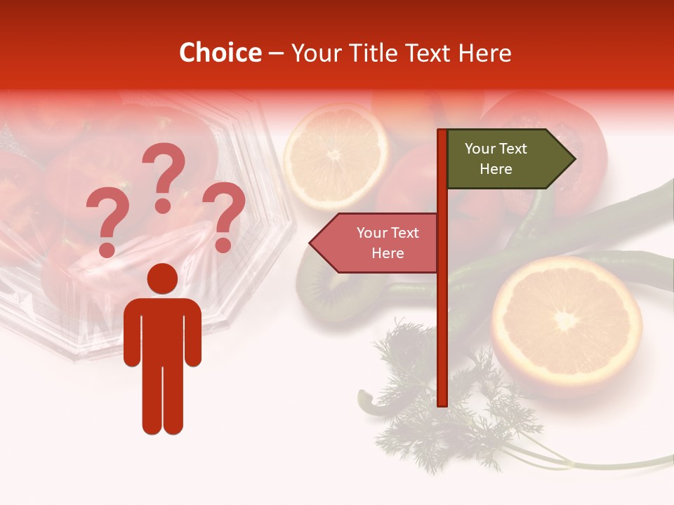 Stretch Film Food PowerPoint Template