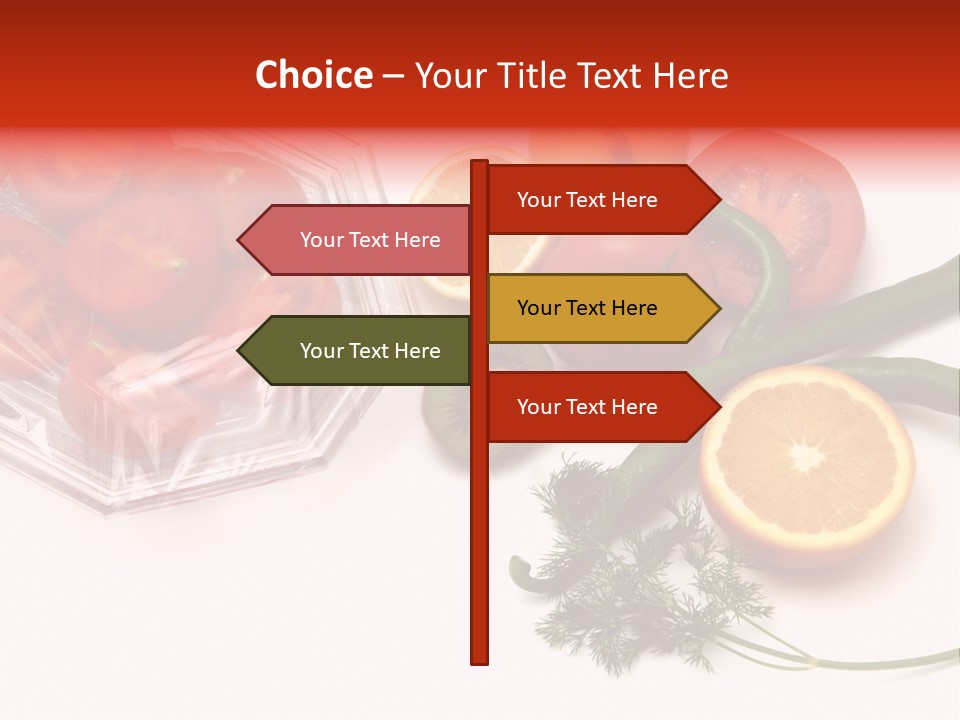 Stretch Film Food PowerPoint Template