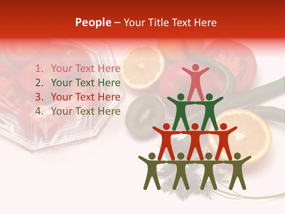 Stretch Film Food PowerPoint Template