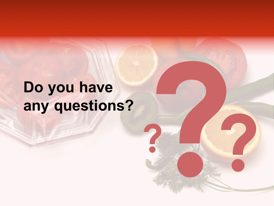 Stretch Film Food PowerPoint Template