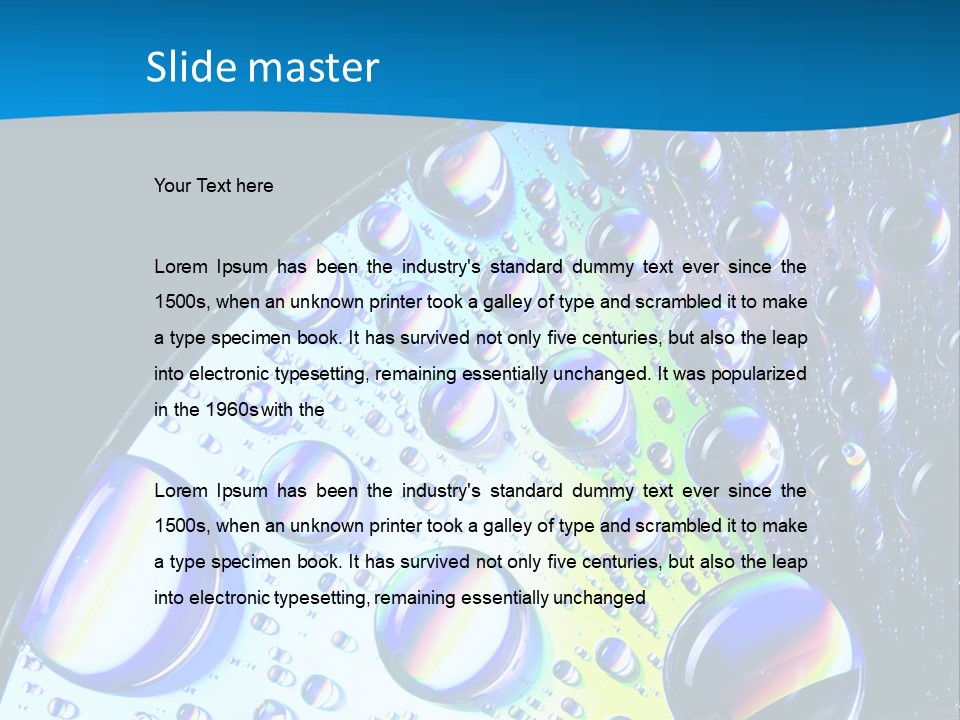 Cd Rom Dvd Drop PowerPoint Template