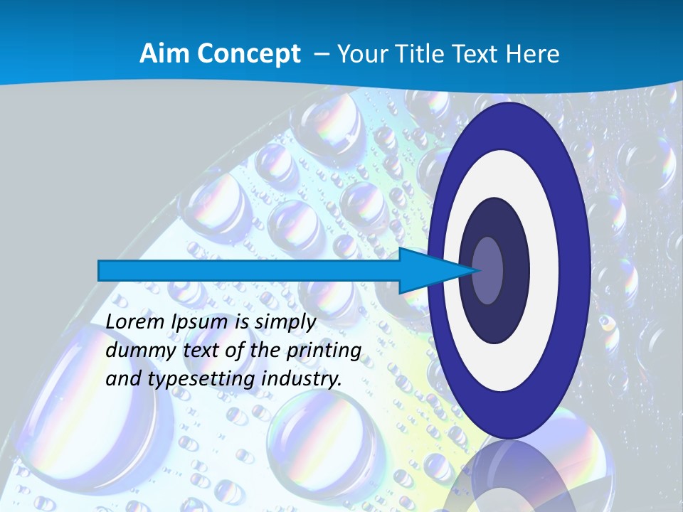 Cd Rom Dvd Drop PowerPoint Template