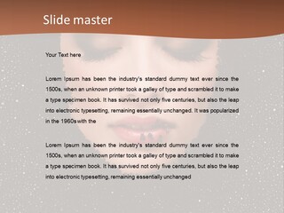 Caviar Treatment PowerPoint Template