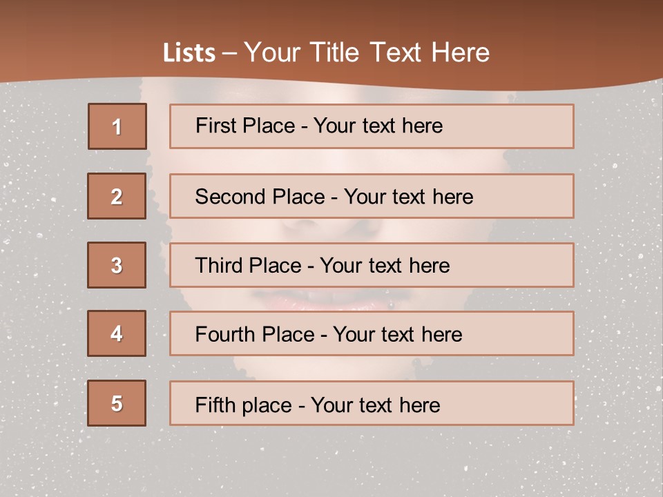 Caviar Treatment PowerPoint Template