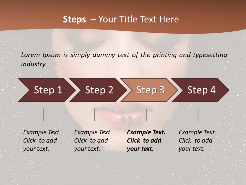 Caviar Treatment PowerPoint Template