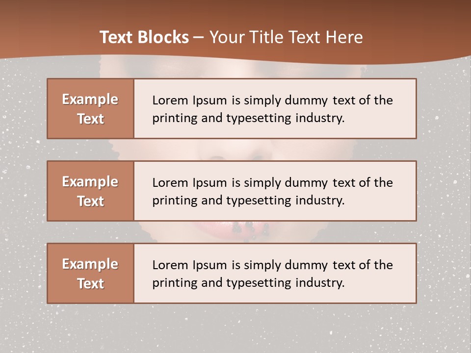 Caviar Treatment PowerPoint Template