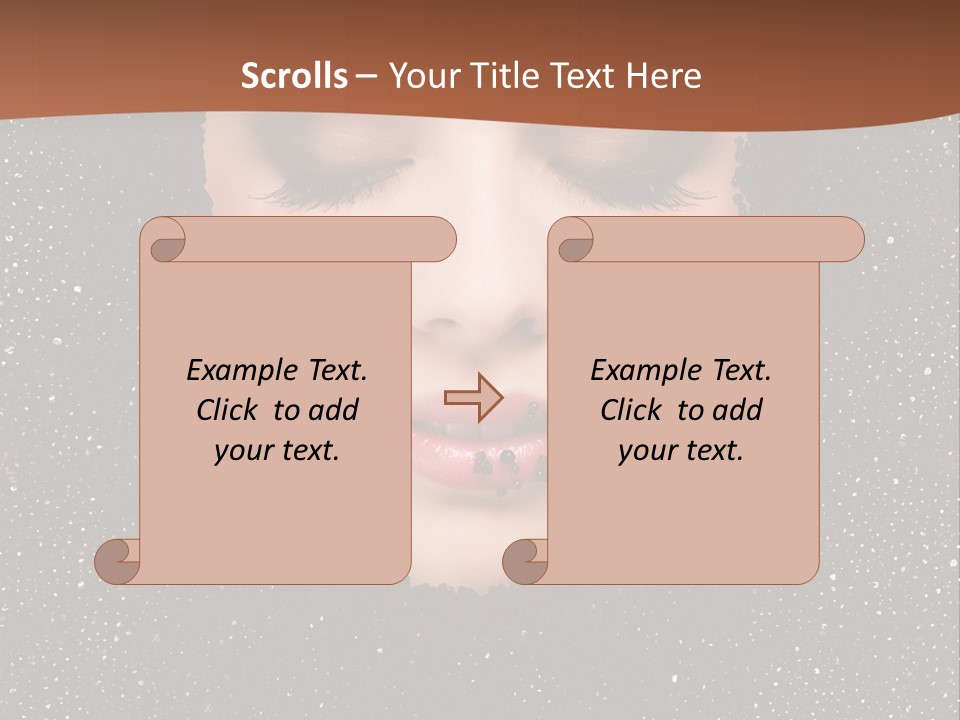 Caviar Treatment PowerPoint Template