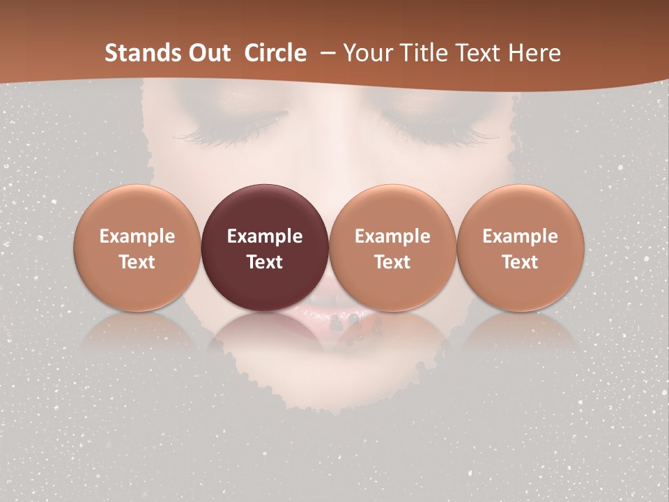 Caviar Treatment PowerPoint Template