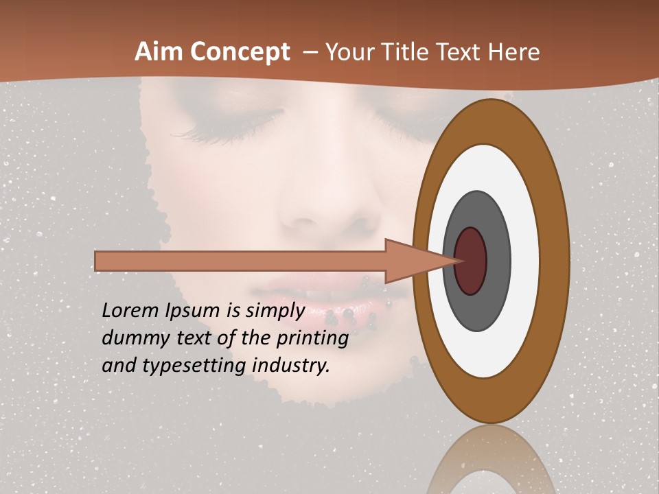 Caviar Treatment PowerPoint Template