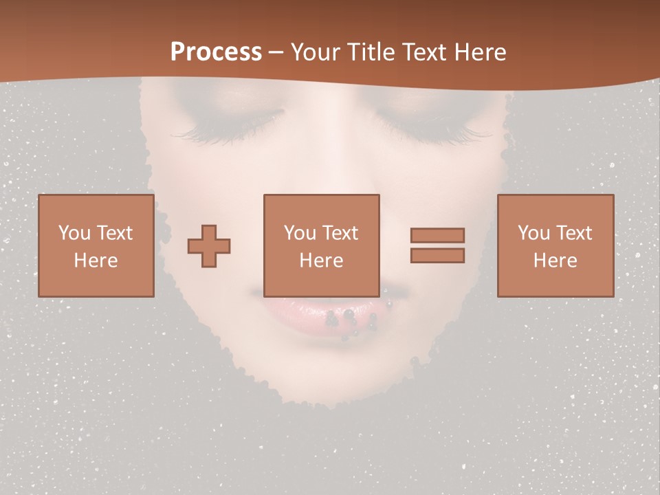 Caviar Treatment PowerPoint Template