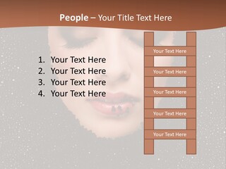 Caviar Treatment PowerPoint Template