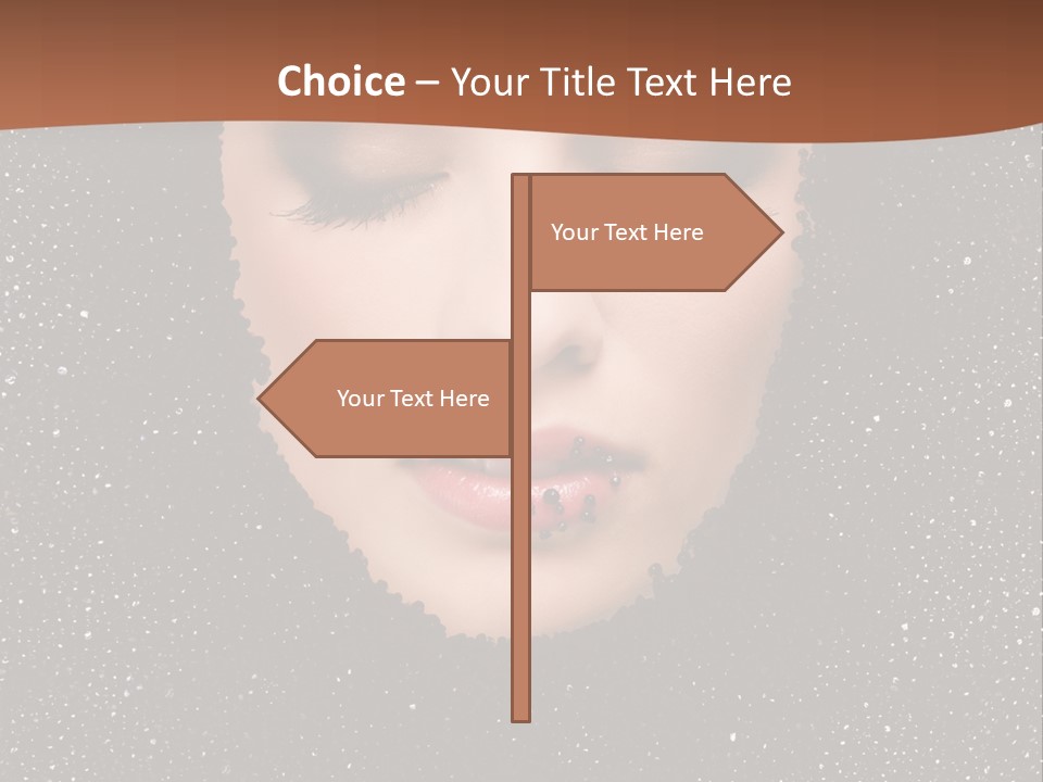 Caviar Treatment PowerPoint Template