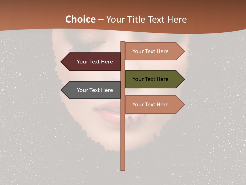 Caviar Treatment PowerPoint Template
