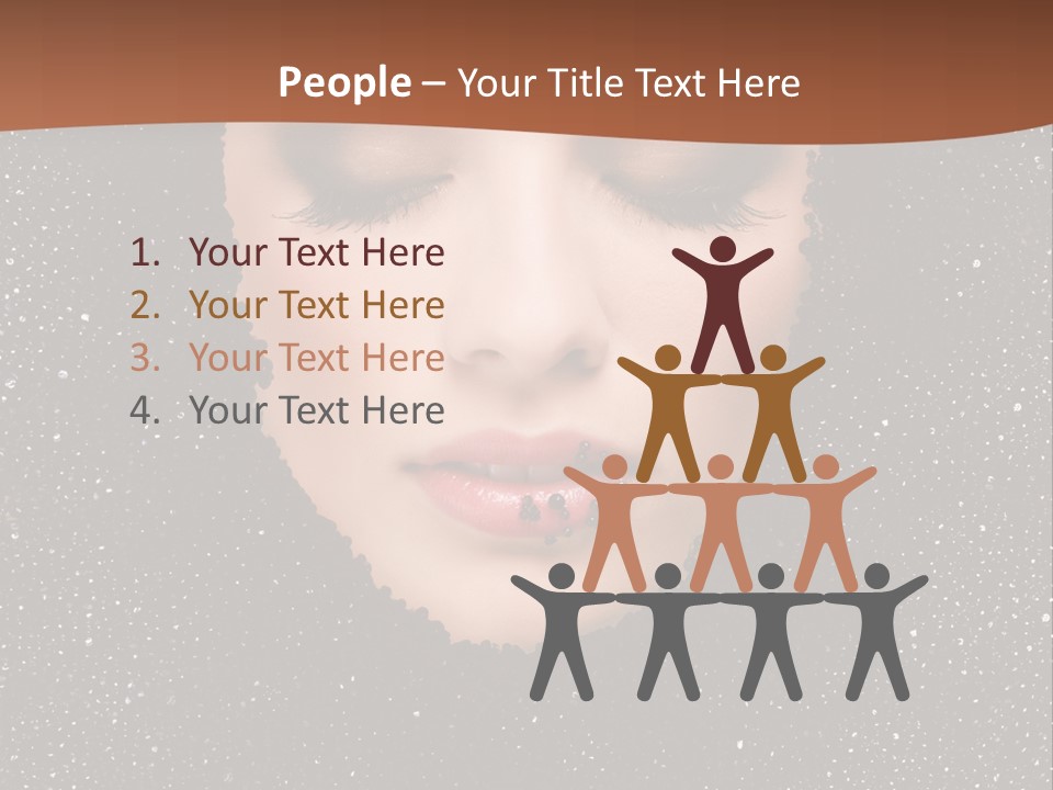 Caviar Treatment PowerPoint Template