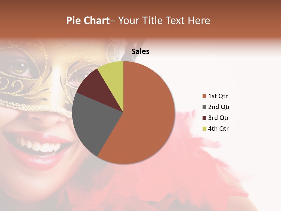 Mask Woman PowerPoint Template