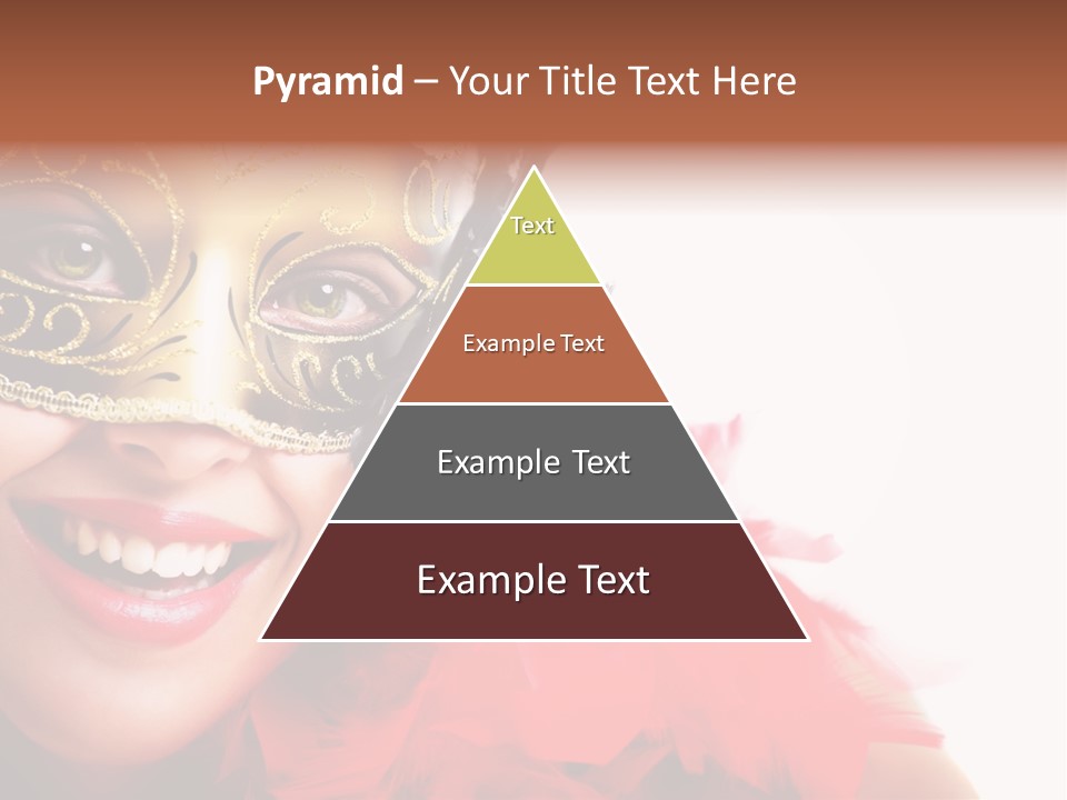 Mask Woman PowerPoint Template