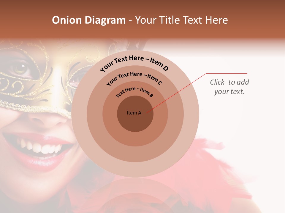 Mask Woman PowerPoint Template