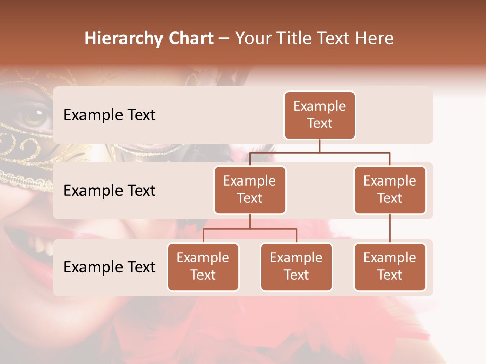 Mask Woman PowerPoint Template