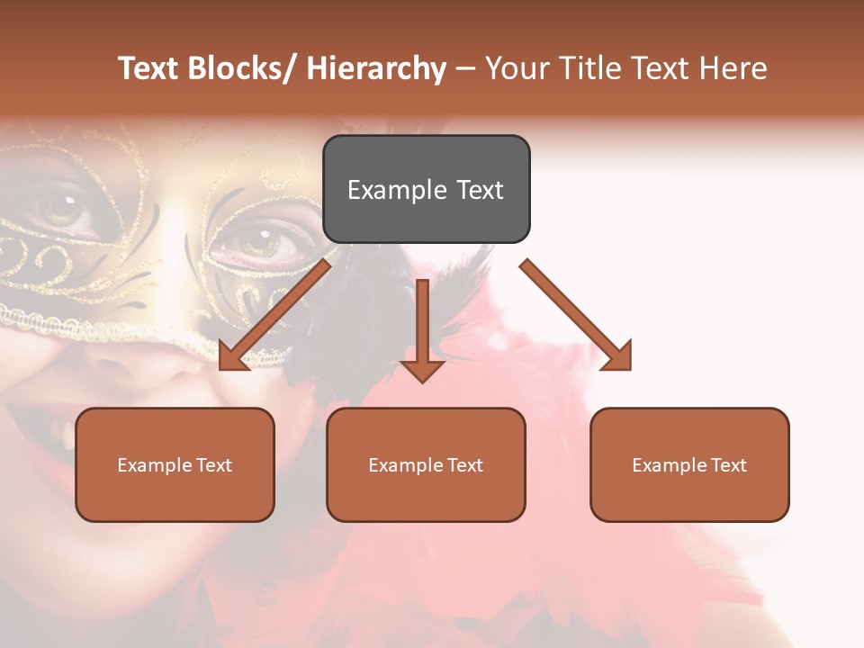 Mask Woman PowerPoint Template