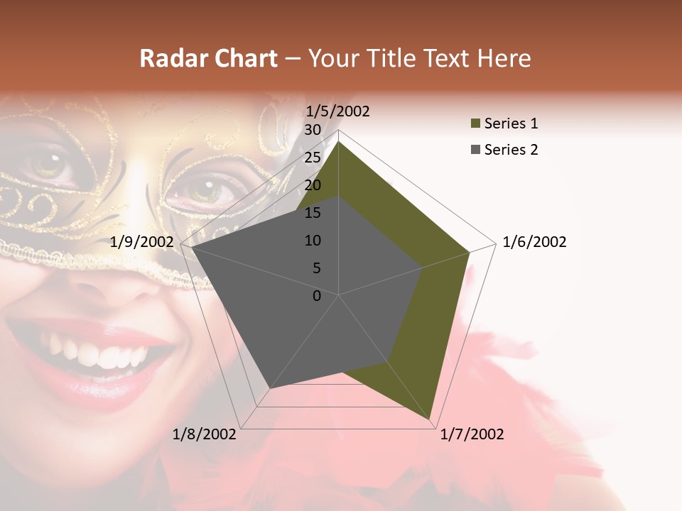 Mask Woman PowerPoint Template