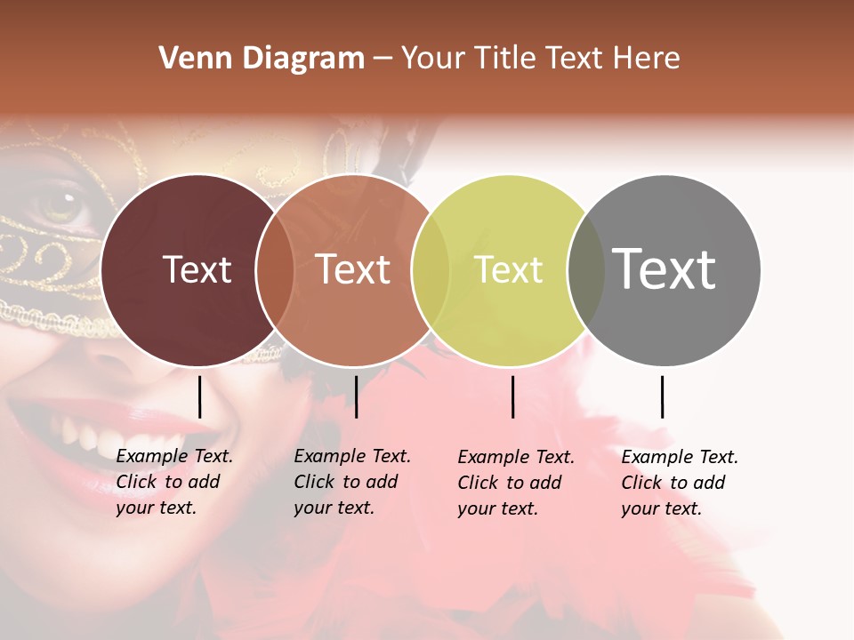 Mask Woman PowerPoint Template