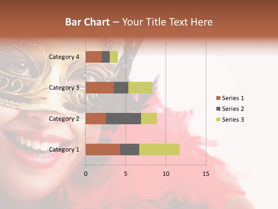 Mask Woman PowerPoint Template