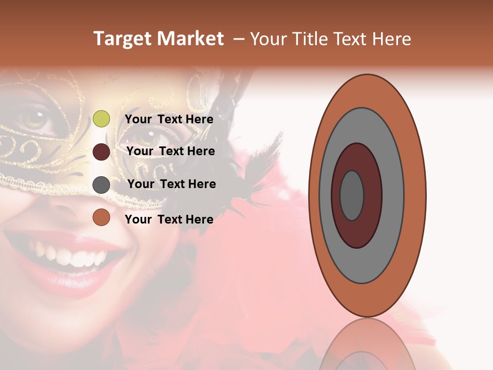 Mask Woman PowerPoint Template