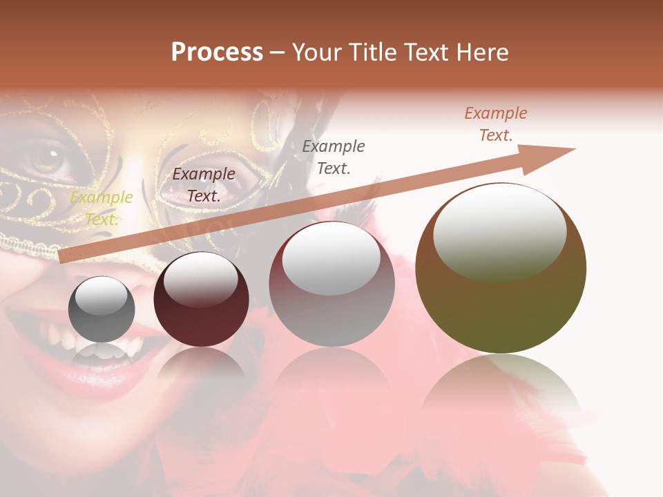 Mask Woman PowerPoint Template