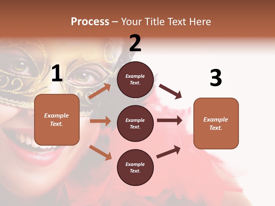 Mask Woman PowerPoint Template