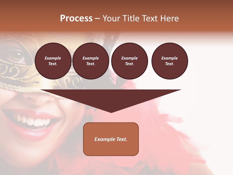 Mask Woman PowerPoint Template